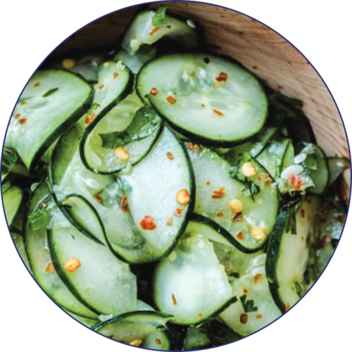 Cilantro Lime Cucumber Salad