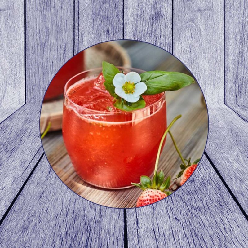 Strawberry Basil Rita